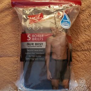 Men's Hanes boxer briefs